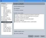 Opciones de Mozilla